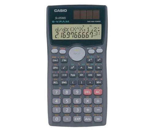 Casio FX-11MS Scientific Calculator 2-Line Display 300 Functions Data Editor