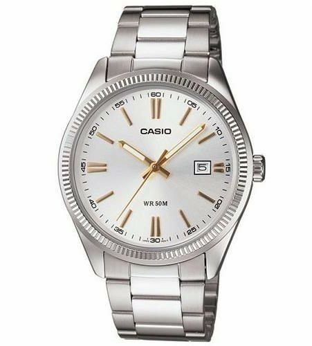 Casio New Original MTP-1302D-7A2 Men Analog Stainless Steel Watch WR 50M MTP1302