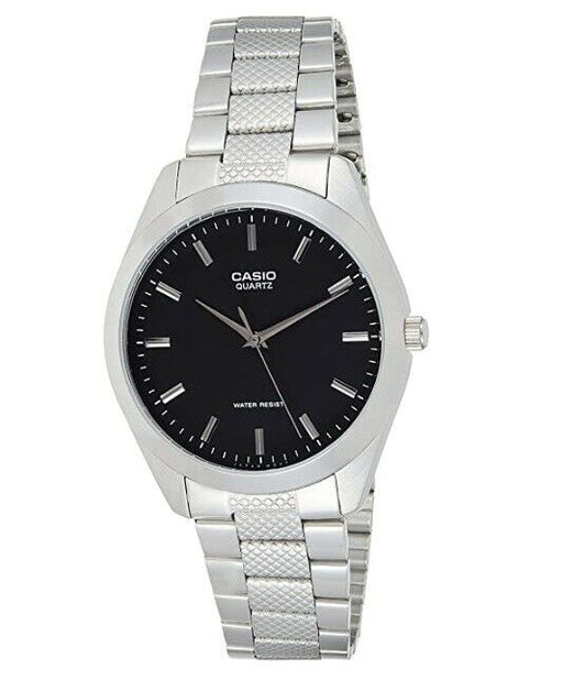 Casio MTP-1274D-1A Original Analog Mens Watch Silver Stainless Steel MTP-1274