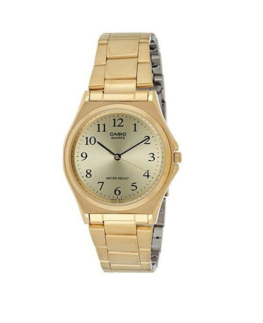 Casio MTP-1130N-9B Gold Tone Stainless Steel Analog Mens Watch MTP-1130 New