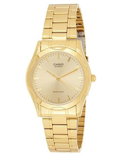 Casio MTP-1275G-9A Gold Tone Stainless Steel Analog Mens Watch MTP-1275 New