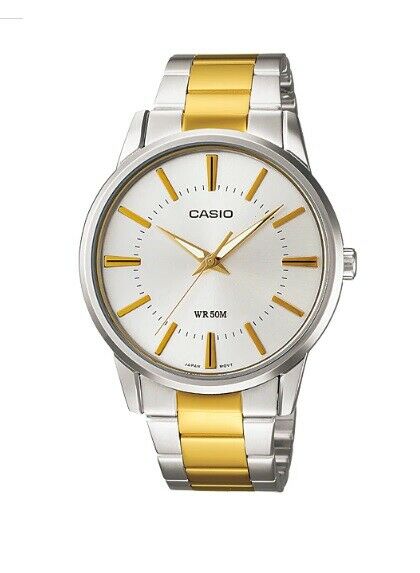 Casio MTP-1303SG-7A New Original Analog Mens Watch Stainless Steel MTP-1303