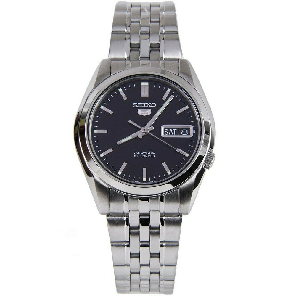 Seiko 5 SNK361K1 Stainless Steel Automatic Analog Mens Watch 30M WR SNK361 New