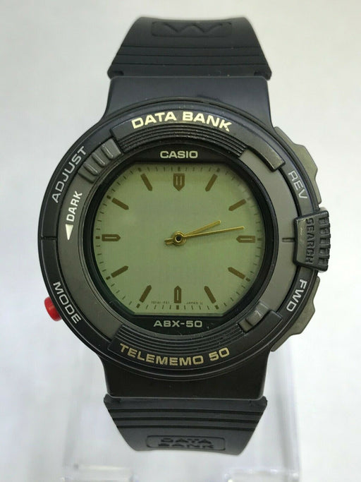 Casio ABX-50 Original collectors Rare Vintage Analog Telememo 50 Data-bank ABX50