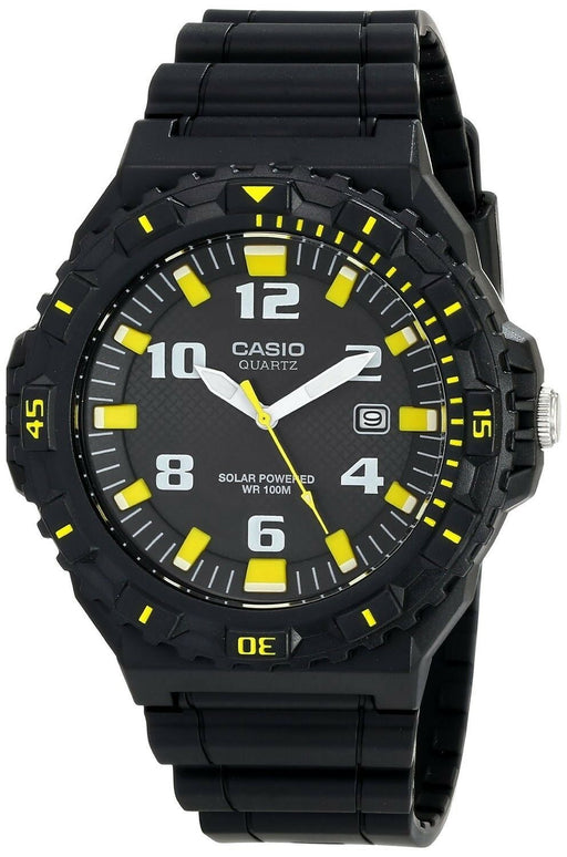 Casio New Original MRW-S300H-1B3 Black Analog Mens Watch Solar Powered MRW-S300H