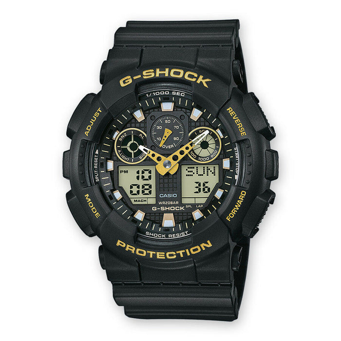 Casio G-Shock GA-100GBX-1A9 Black Original Mens Watch 200M New In Box GA-100
