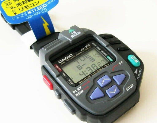 CASIO JG-100C-1T Infra Beamer Remote Japanese Digital Watch Rare Vintage JG-100