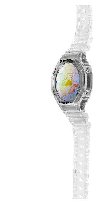 Casio G-Shock GA-2100SRS-1A Carbon Iridescent Analog Digital Watch GA-2100