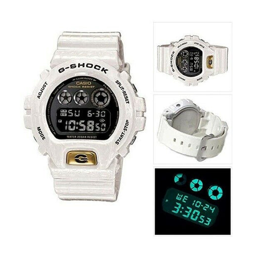Casio G-Shock DW-6900CR-7D Crocodile White Digital Watch Diver DW-6900 200M WR