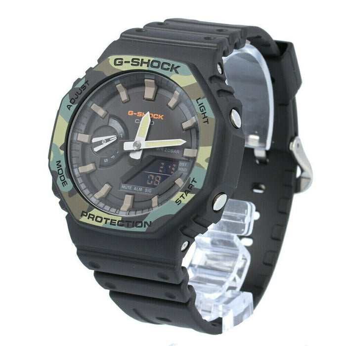 Casio G-Shock GA-2100SU-1A Carbon Core Guard Black Analog Digital Watch GA-2100