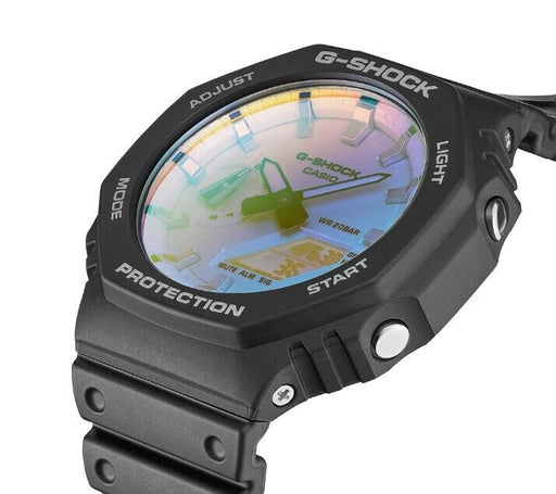 Casio G-Shock GA-2100SR-1A Carbon Iridescent Analog Digital Watch GA-2100
