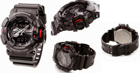 Casio G-Shock GA-400-1B Original New 200M Diver Mens Watch Digital GA-400 Black