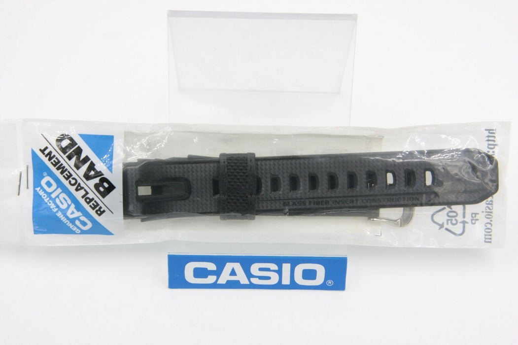 Casio G-Shock Original Watch Band GD-200-1 Patterned Polished Black Strap GD-200
