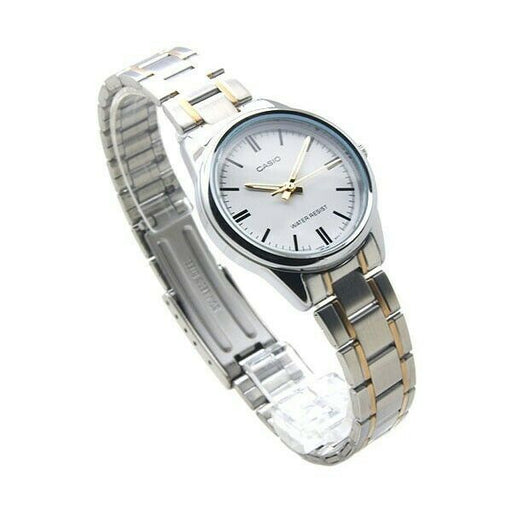Casio LTP-V005SG-7A Two-Tone Stainless Steel Analog Womens Watch WR LTP-V005 New