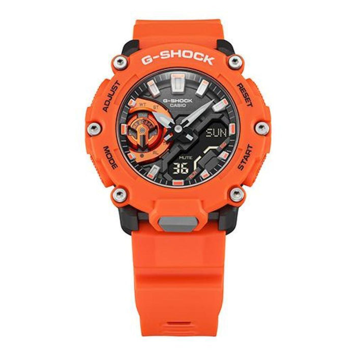 Casio G-Shock GA-2200M-4A Carbon Core Guard Orange Analog Digital Watch GA-2200