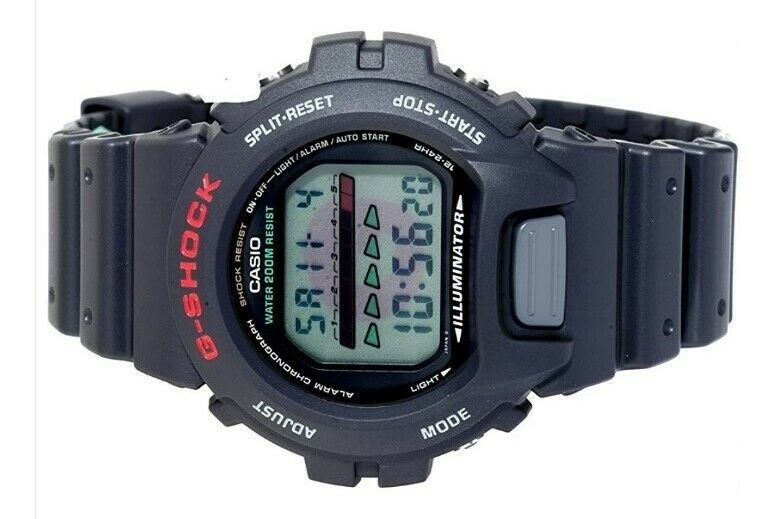 Pre-Owned Used Casio DW-6600C-1 G-Shock Original Digital Mens Watch DW Finest Time