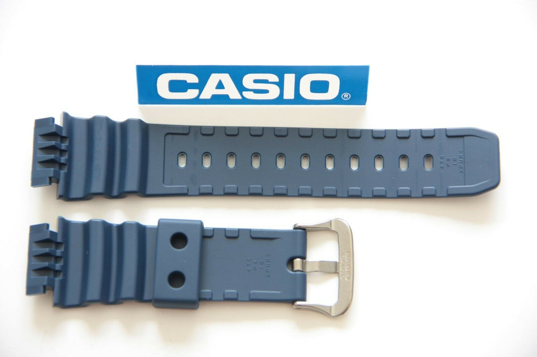 CASIO G-Shock G-9100 Original 21mm Dark Blue Rubber Watch Band Strap G-9100-2