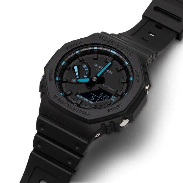 Casio G-Shock GA-2100-1A2 Carbon Core Guard Black Analog Digital Watch GA-2100