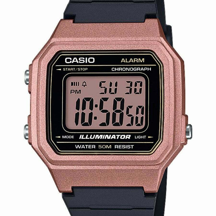 Casio W-217HM-5A Kids Mens Watch Digital Stopwatch Alarm WR W-217 Original New