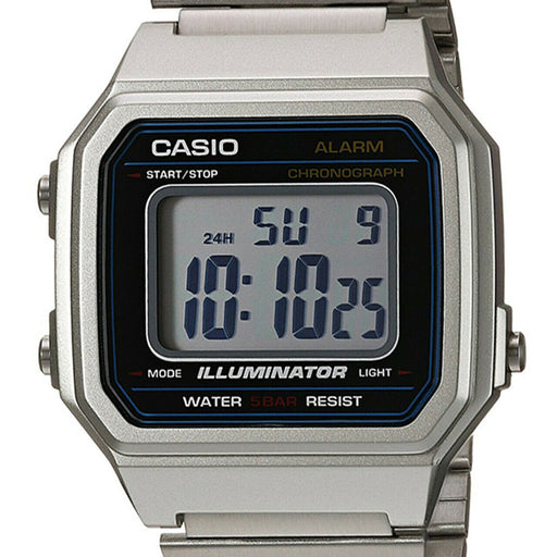 Casio B650WD-1A Retro Digital Square Unisex Watch D650WD 50M WR New Original