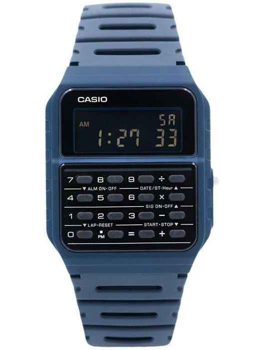 Casio CA-53WF-2B Original Digital Class Time New — Mens Calculator Finest Watch Blue