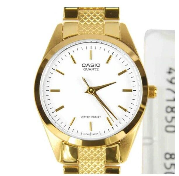 Casio LTP-1274G-7A Gold Tone Stainless Steel Analog Womens Watch LTP-1274 New