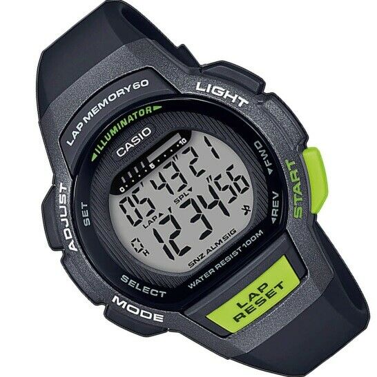 Casio LWS-1000H-1A Lap Memory Digital Kids Watch LWS-1000 100M WR Original New