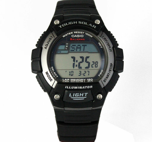 Casio Men's W-S220 Tough Solar 120 Lap Memory Led Light Watch W-S220C-1A New