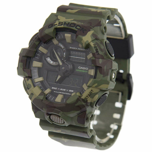 Casio G-Shock GA-700CM-3A Camouflage Green Analog Digital Mens Watch GA-700
