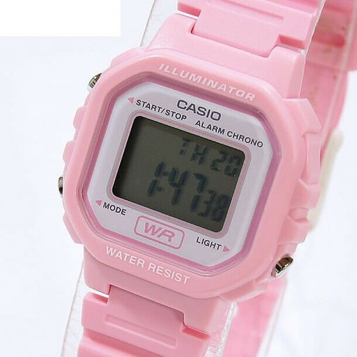 Casio LA-20WH-4A1 Pink Digital Womens Watch Illuminator LA-20 Original New LA20