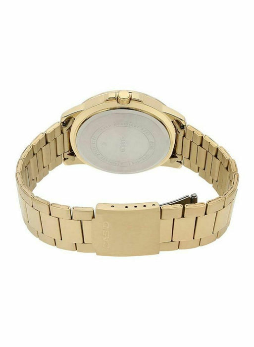 Casio MTP-VD01G-1B Original Analog Mens Watch Gold Tone Stainless Steel MTP-VD01