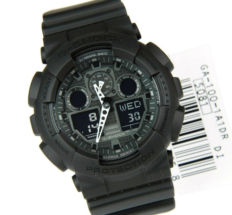 Casio G-Shock GA-100-1A1 Black Original Analog Digital Mens Watch 200M GA-100