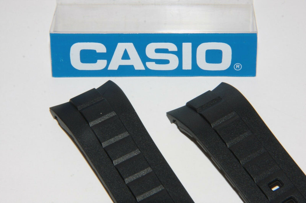 Casio Original New MTD-1073 Watch Band Black Rubber Bnad W/ 2 Pins MTD1073