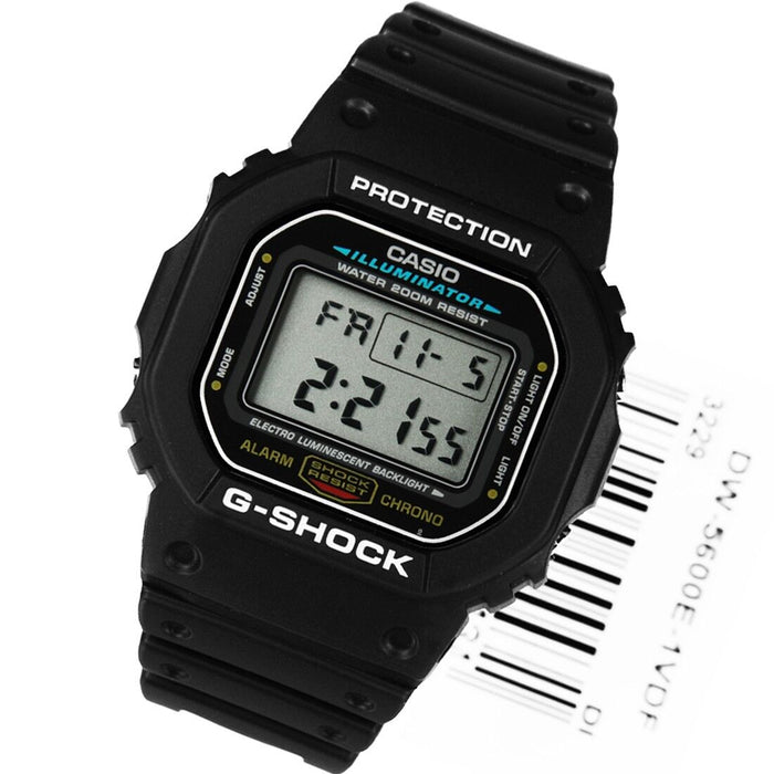Casio G-Shock DW-5600E-1V New Original Digital Mens Watch 200M WR DW-5 窶�  Finest Time