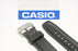 Original Casio Watch Band EFR-540-1 Black Rubber Edifice Strap W/ 2 Pins EFR-540