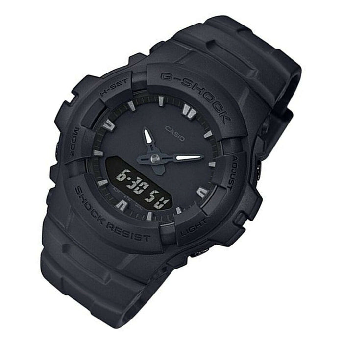 Casio G-Shock G-100BB-1A Analog Digital Matte Black Mens Watch 200M WR G-100 New