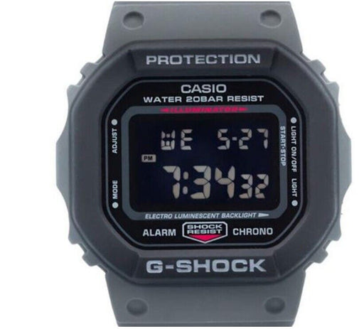 Casio G-Shock DW-5610SU-8D Digital Gray Mens Watch 200M WR DW-5610 Original