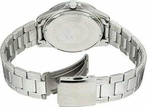Casio MTP-E116D-2A Original New Blue Analog Mens Watch Stainless Steel 50m WR
