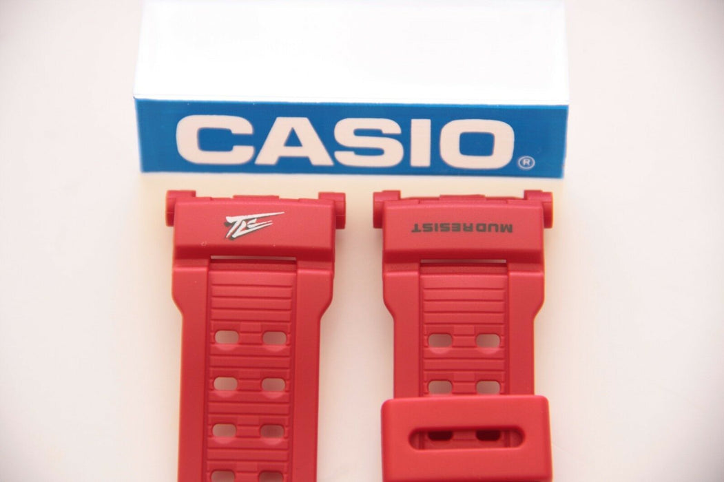 Genuine Casio G-Shock Mudman G-9000TLC Team Land Cruiser Watch Band Red G-9000
