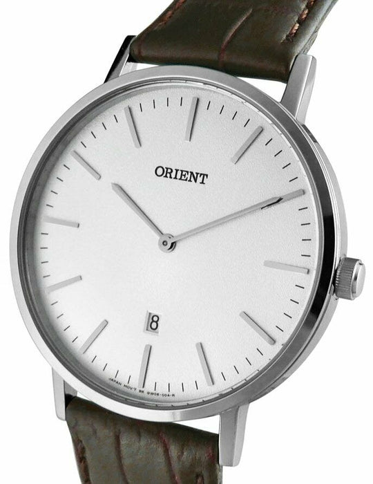 Orient FGW05005W0 Classic Quartz Leather Band Analog Mens Watch 30M WR