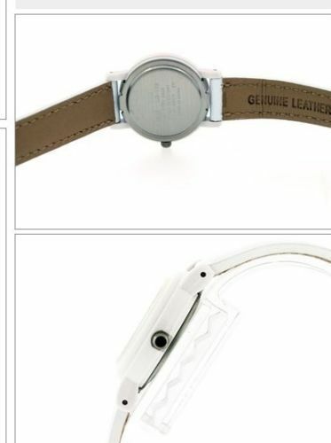 Casio Original New LQ-139L-7 Women's White Leather Analog Watch LQ-139L LQ-139