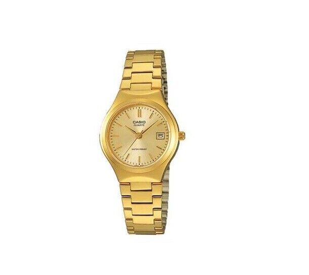 Casio LTP-1170N-9A Gold Tone Stainless Steel Analog Womens Watch LTP-1170 New