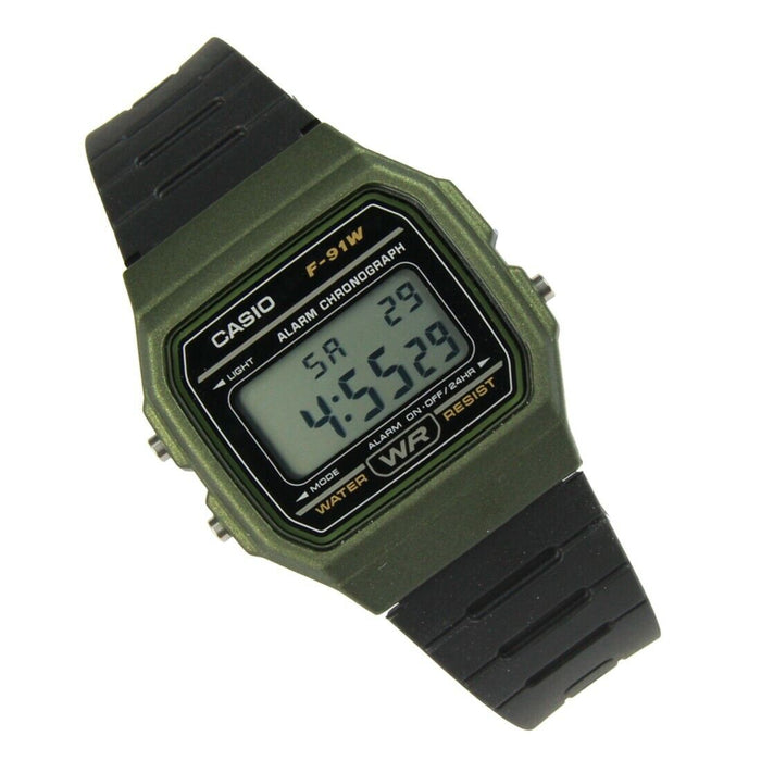 Casio F-91WM-3A New Original Alarm Chronograph Classic Digital Rretro Watch F-91