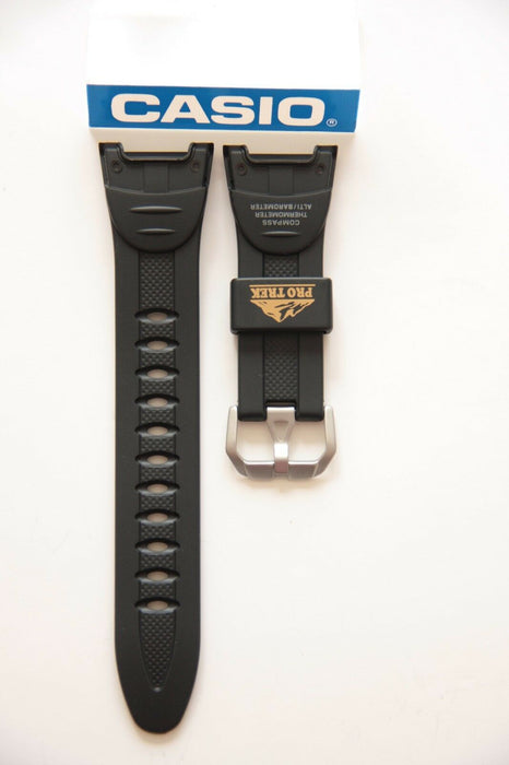 CASIO PRO TREK Pathfinder PRG-50 Original Black Rubber Watch Band Strap PRG-60