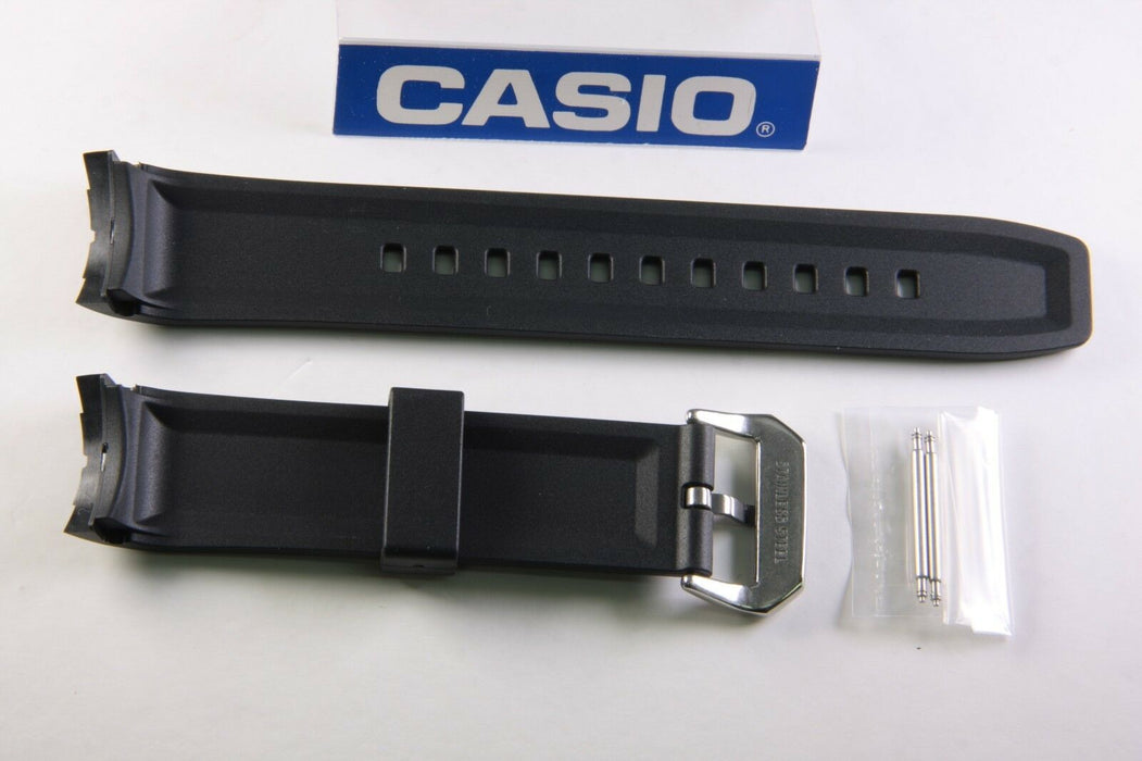CASIO EFR-102-1A Edifice Original Black Rubber Watch Band W/2 Pins EFR-102