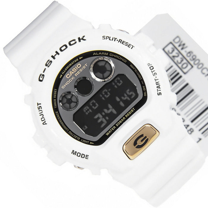 Casio G-Shock DW-6900CR-7D Crocodile White Digital Watch Diver DW-6900 200M  WR