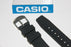 Casio Original New MTD-1057 Watch Band Black Rubber Bnad W/ 2 Pins MDV-501