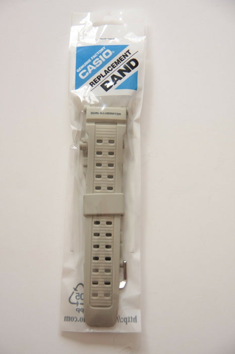 CASIO New Original Watch Band G-Shock Mudman G-9000 Grey Rubber Strap G-9000-8