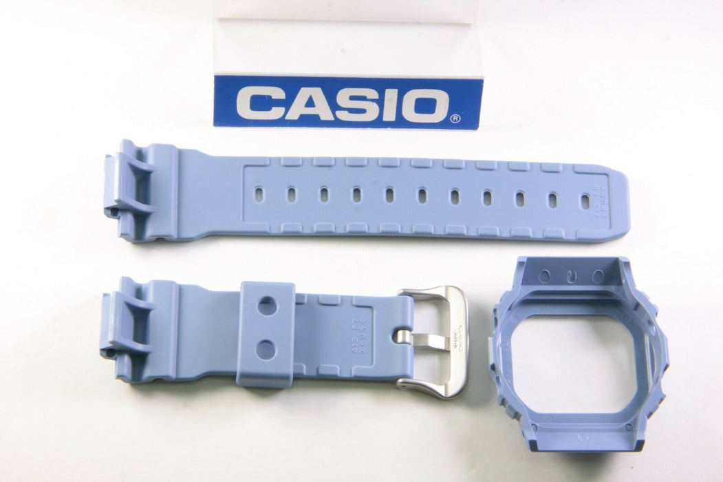 New Casio G-Shock DW-5600DC-2 Band Bezel Combo Light Blue Jeans Texture DW-5600