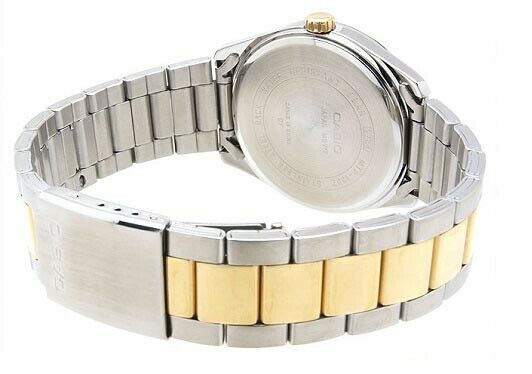 Casio MTP-1302SG-7A Analog Two-Tone Stainless Steel Mens Watch WR 50M MTP-1302